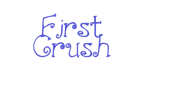 First Crush Font Download