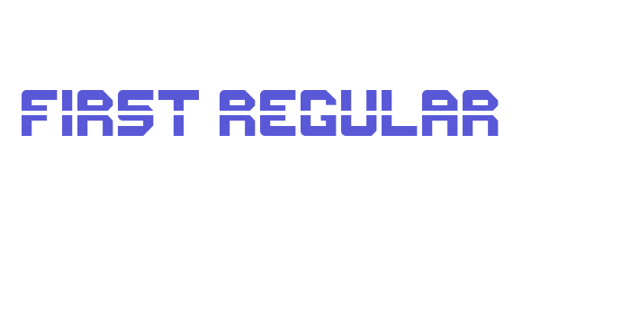 First Regular Font Download