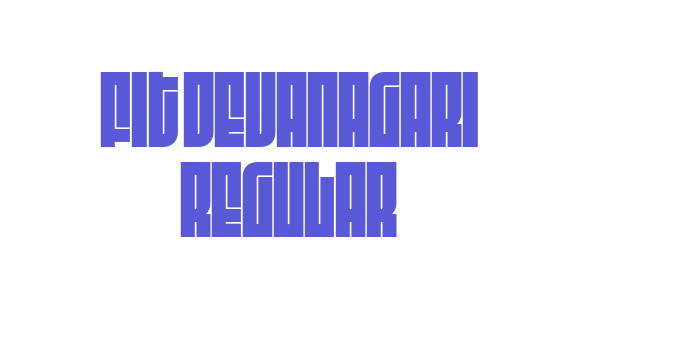 Fit Devanagari Regular Font