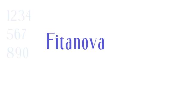 Fitanova font