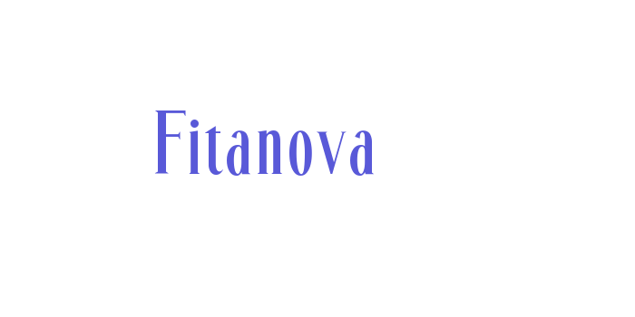 Fitanova Font