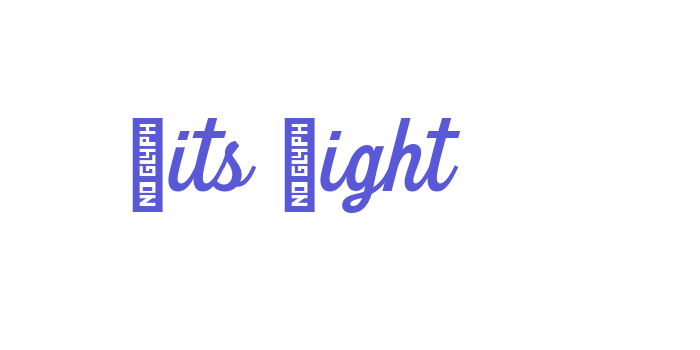 Fits Light Font Download