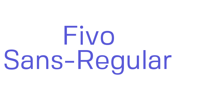 Fivo Sans-Regular Font Download