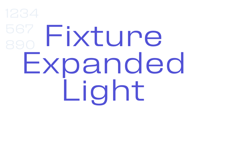 Fixture Expanded Light-font-download