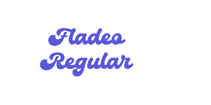 Fladeo Regular Font Download