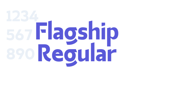 Flagship Regular font free