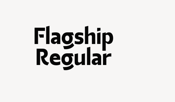 Flagship Regular Font