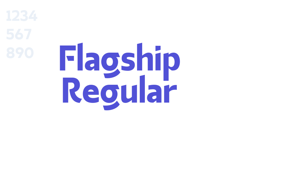 Flagship Regular-font-download