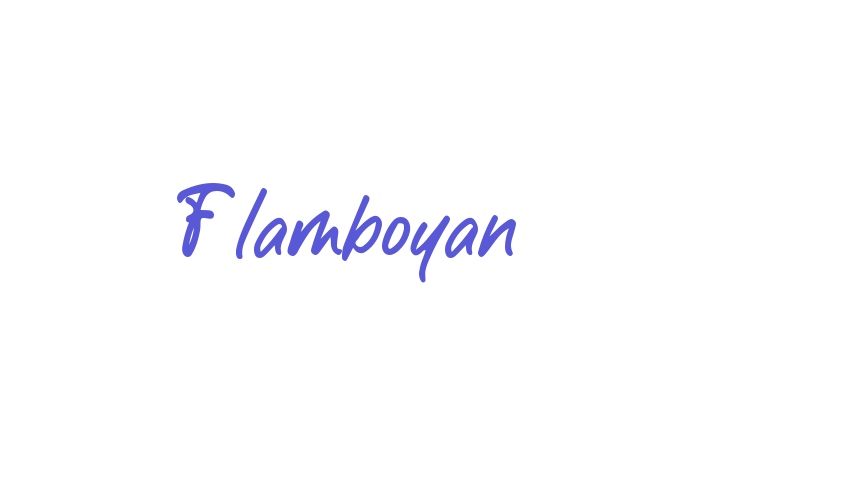 Flamboyan Font Download