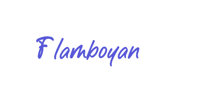 Flamboyan Font