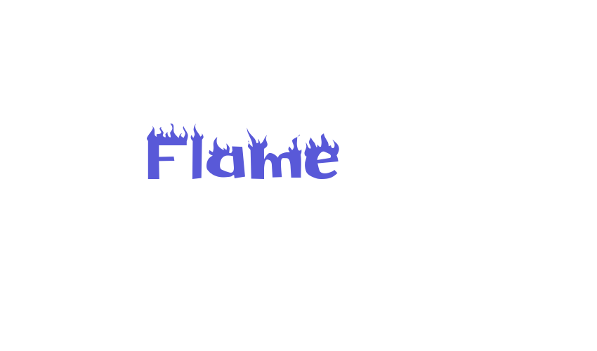 Flame Font Download