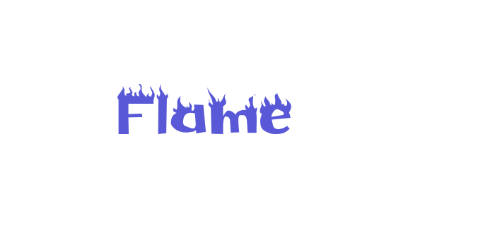 Flame Font Download