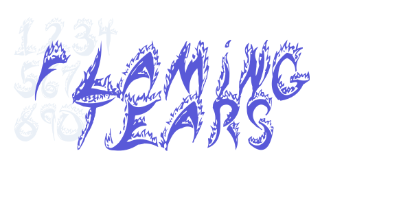 Flaming Tears font free