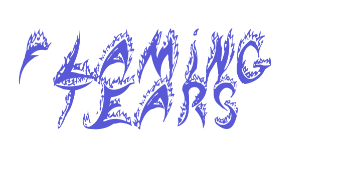 Flaming Tears Font