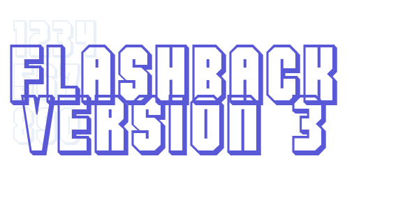 Flashback version 3 font free