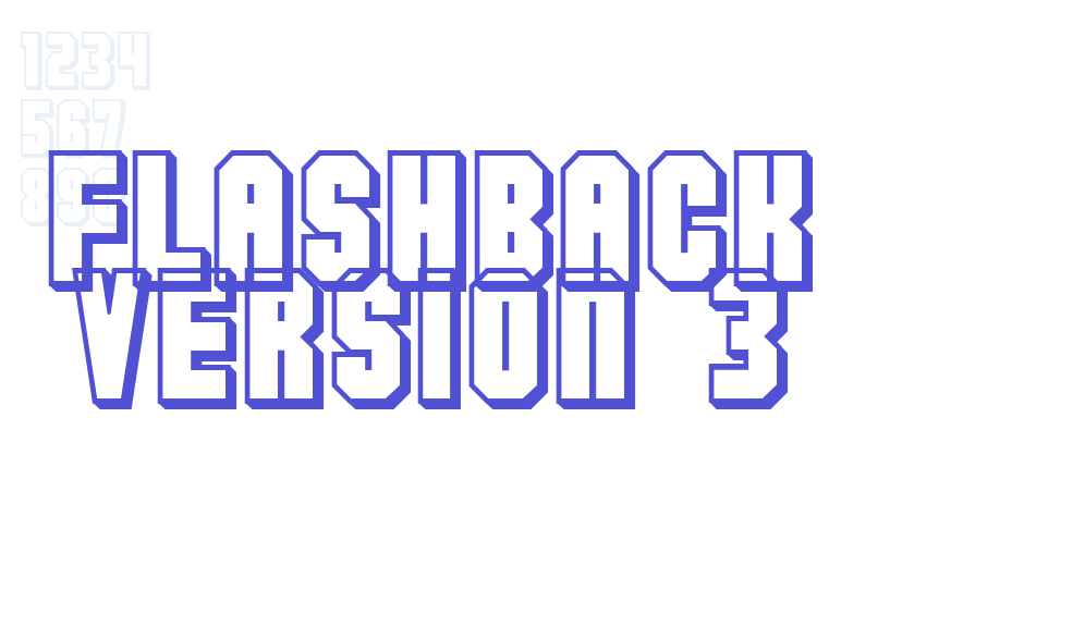 Flashback version 3-font-download