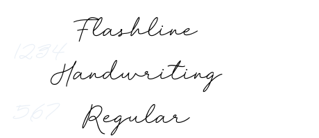 Flashline Handwriting Regular