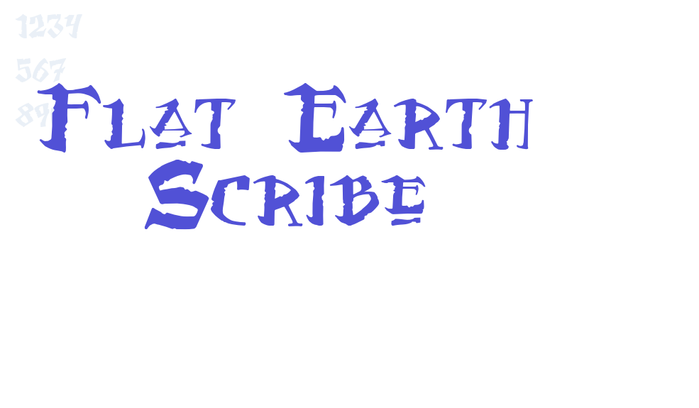 Flat Earth Scribe-font-download