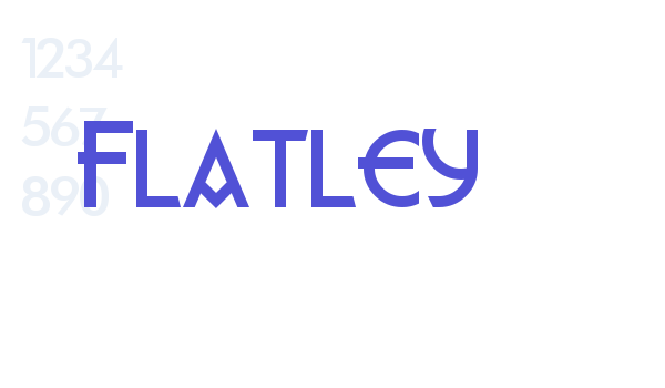 Flatley font download