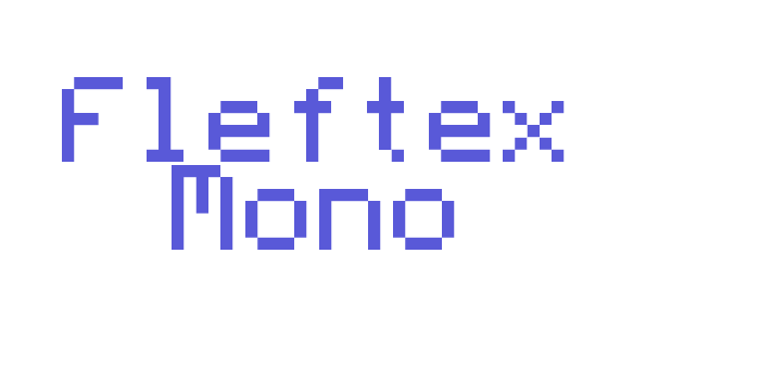 Fleftex Mono Font Download