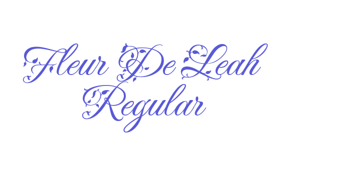 Fleur De Leah Regular Font Download