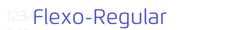 Flexo-Regular-font