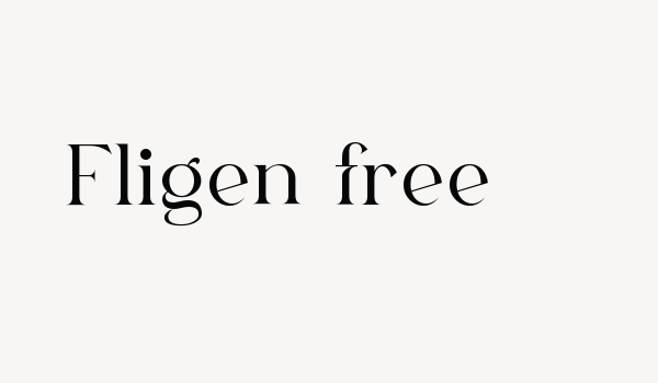 Fligen free Font