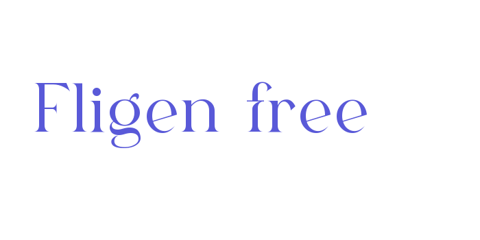 Fligen free Font