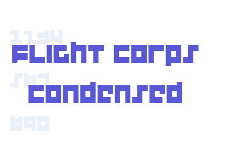 Flight Corps Condensed Font Download