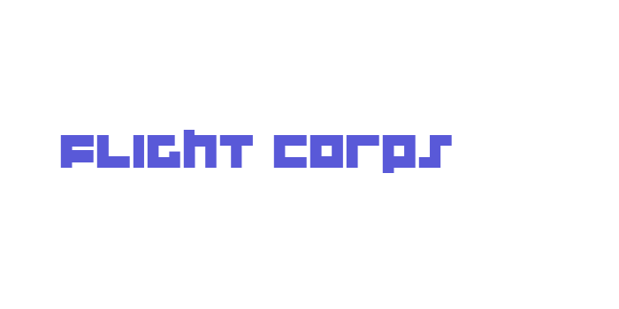 Flight Corps Font Download