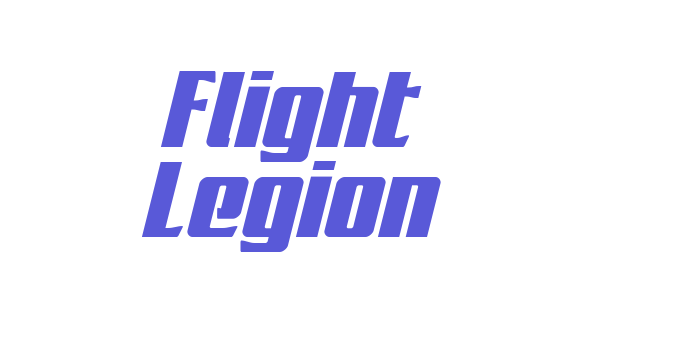 Flight Legion Font