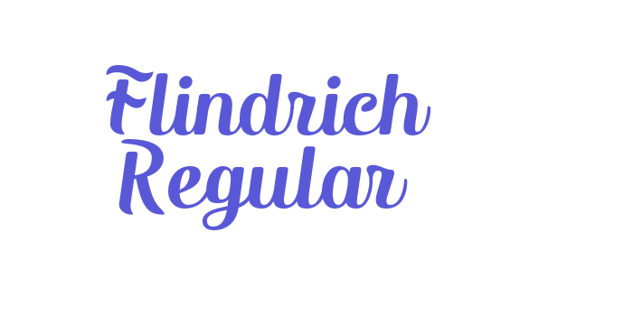 Flindrich Regular Font Download