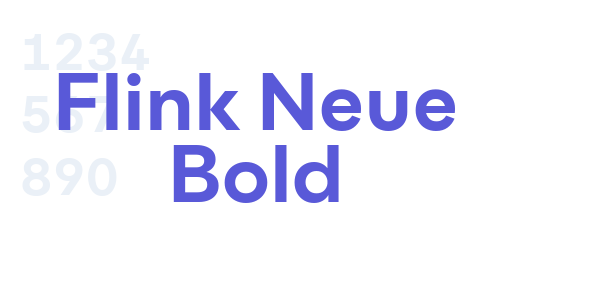 Flink Neue Bold font free