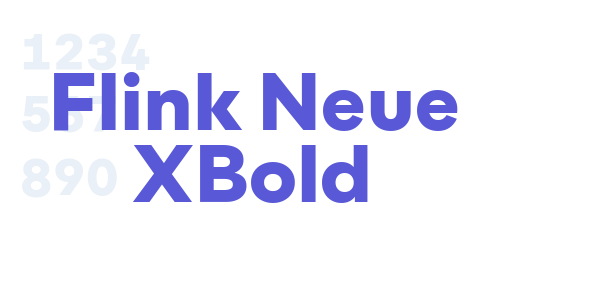 Flink Neue XBold font free