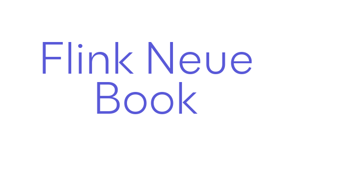 Flink Neue Book Font Download