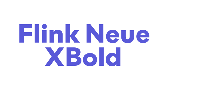 Flink Neue XBold Font Download