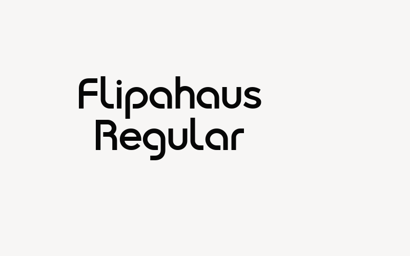 Flipahaus Regular Font