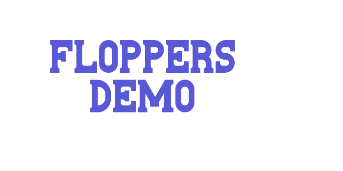 Floppers Demo Font Download