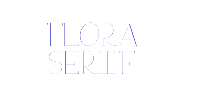 Flora Serif Font