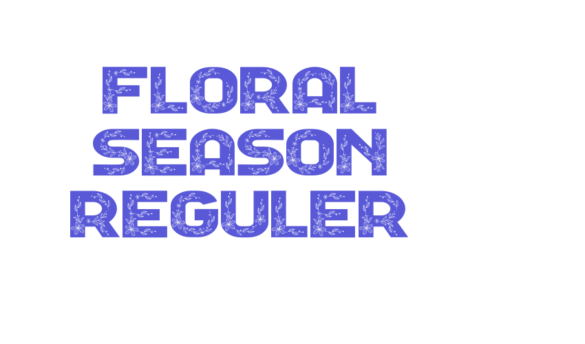 Floral Season Reguler Font