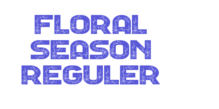 Floral Season Reguler Font Download