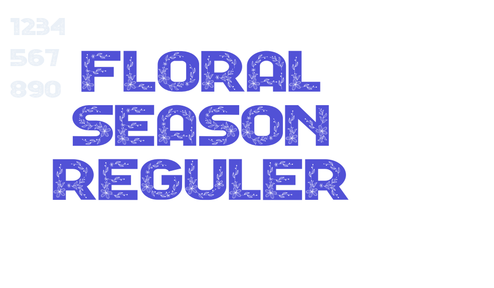 Floral Season Reguler-font-download