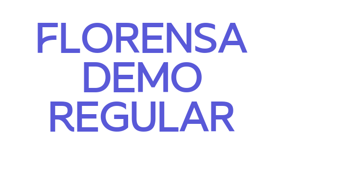 Florensa Demo Regular Font Download