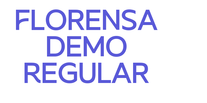 Florensa Demo Regular Font