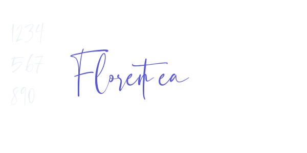 Florentea font