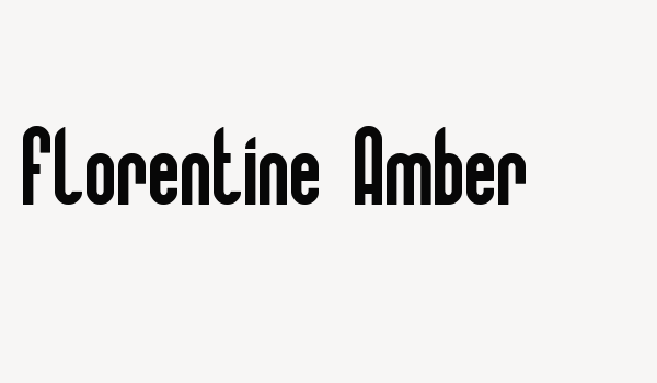 Florentine Amber Font