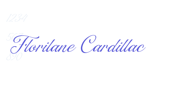 Florilane Cardillac font