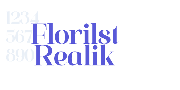 Florilst Realik font