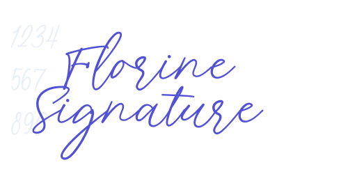 Florine Signature-font-download