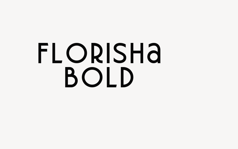 Florisha Bold Font